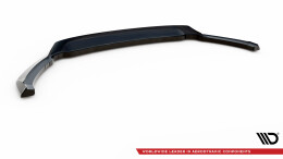 Cup Spoilerlippe Front Ansatz für Ford Edge Mk2 schwarz Hochglanz