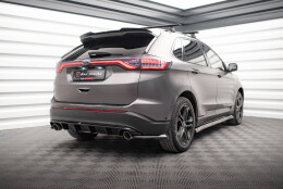 Heck Ansatz Diffusor passend für Ford Edge Mk2 schwarz Hochglanz