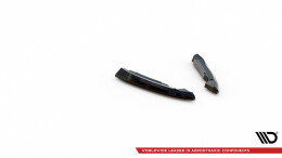 Heck Ansatz Flaps Diffusor V.1 passend für Ford Edge Mk2 schwarz Hochglanz