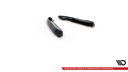 Heck Ansatz Flaps Diffusor V.2 für Ford Edge Mk2 schwarz Hochglanz