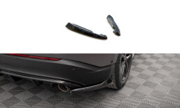 Heck Ansatz Flaps Diffusor V.2 passend für Ford Edge Mk2 schwarz Hochglanz