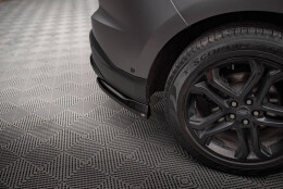 Heck Ansatz Flaps Diffusor V.2 passend für Ford Edge Mk2 schwarz Hochglanz