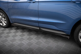 Street+ Seitenschweller Leisten passend für Ford Edge ST Mk2 FL schwarz Hochglanz