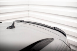 Heck Spoiler Aufsatz Abrisskante passend für Skoda Karoq Sportline Mk1 Facelift schwarz Hochglanz
