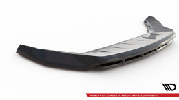 Cup Spoilerlippe Front Ansatz passend für Skoda Karoq Sportline Mk1 Facelift schwarz Hochglanz