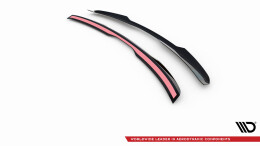 Heck Spoiler Aufsatz Abrisskante passend für Jaguar F-Type Mk1 Facelift schwarz Hochglanz