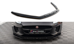 Cup Spoilerlippe Front Ansatz V.1 passend für Jaguar F-Type Mk1 Facelift schwarz Hochglanz