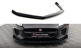 Cup Spoilerlippe Front Ansatz V.2 passend für Jaguar F-Type Mk1 Facelift schwarz Hochglanz