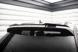 Heck Spoiler Aufsatz Abrisskante für VW T-Roc R Mk1 Facelift schwarz Hochglanz