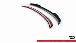 Heck Spoiler Aufsatz Abrisskante passend für VW T-Roc R / R-Line Mk1 schwarz Hochglanz
