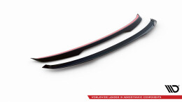 Heck Spoiler Aufsatz Abrisskante passend für VW T-Roc R / R-Line Mk1 schwarz Hochglanz