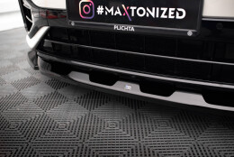 Cup Spoilerlippe Front Ansatz V.2 passend für VW T-Roc R / R-Line Mk1 Facelift schwarz Hochglanz