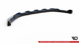 Cup Spoilerlippe Front Ansatz V.2 passend für VW T-Roc R / R-Line Mk1 Facelift schwarz Hochglanz
