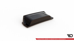Mittlerer Cup Diffusor Heck Ansatz DTM Look passend für VW T-Roc R / R-Line Mk1 Facelift schwarz Hochglanz