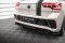 Mittlerer Cup Diffusor Heck Ansatz DTM Look passend für VW T-Roc R / R-Line Mk1 Facelift schwarz Hochglanz