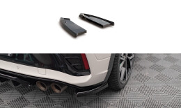 Heck Ansatz Flaps Diffusor für VW T-Roc R Mk1 Facelift schwarz Hochglanz
