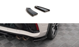 Heck Ansatz Flaps Diffusor für VW T-Roc R / R-Line Mk1 FL schwarz Hochglanz