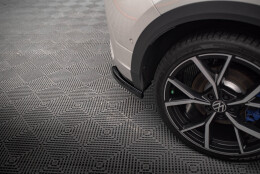 Heck Ansatz Flaps Diffusor passend für VW T-Roc R / R-Line Mk1 Facelift schwarz Hochglanz