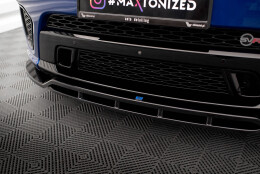 Cup Spoilerlippe Front Ansatz V.2 passend für Land Rover Range Rover Sport SVR Mk2 schwarz Hochglanz