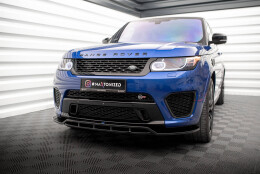 Cup Spoilerlippe Front Ansatz V.2 passend für Land Rover Range Rover Sport SVR Mk2 schwarz Hochglanz