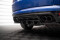 Mittlerer Cup Diffusor Heck Ansatz DTM Look passend für Land Rover Range Rover Sport SVR Mk2 schwarz Hochglanz