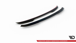Heck Spoiler Aufsatz Abrisskante passend für Hyundai I20 Mk2 Facelift schwarz Hochglanz