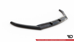 Cup Spoilerlippe Front Ansatz V.1 passend für Hyundai I20 Mk2 Facelift schwarz Hochglanz