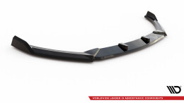 Cup Spoilerlippe Front Ansatz V.2 für Hyundai I20 Mk2 Facelift schwarz Hochglanz