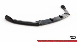 Cup Spoilerlippe Front Ansatz V.2 passend für Hyundai I20 Mk2 Facelift schwarz Hochglanz