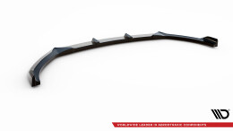 Cup Spoilerlippe Front Ansatz V.2 passend für Hyundai I20 Mk2 Facelift schwarz Hochglanz