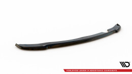 Mittlerer Cup Diffusor Heck Ansatz passend für Hyundai I20 Mk2 Facelift schwarz Hochglanz