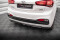 Mittlerer Cup Diffusor Heck Ansatz für Hyundai I20 Mk2 Facelift schwarz Hochglanz