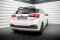 Mittlerer Cup Diffusor Heck Ansatz passend für Hyundai I20 Mk2 Facelift schwarz Hochglanz