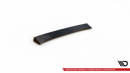 Mittlerer Cup Diffusor Heck Ansatz passend für Volvo S60 R-Design Mk2 schwarz Hochglanz
