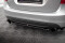 Mittlerer Cup Diffusor Heck Ansatz passend für Volvo S60 R-Design Mk2 schwarz Hochglanz