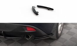 Heck Ansatz Flaps Diffusor für Mazda 3 Mk3 schwarz...