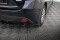 Heck Ansatz Flaps Diffusor passend für Mazda 3 Mk3 schwarz Hochglanz