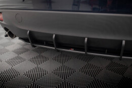 Street Pro Heckschürze Heck Ansatz Diffusor passend für Mazda 3 Mk3 SCHWARZ