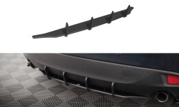 Street Pro Heckschürze Heck Ansatz Diffusor passend für Mazda 3 Mk3 rot