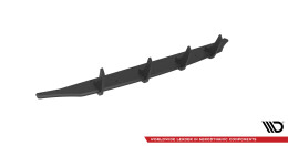 Street Pro Heckschürze Heck Ansatz Diffusor passend für Mazda 3 Mk3 rot