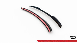 Heck Spoiler Aufsatz Abrisskante passend für BMW X3 M-Paket F25 schwarz Hochglanz