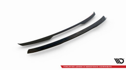 Heck Spoiler Aufsatz Abrisskante passend für BMW X3 M-Paket F25 schwarz Hochglanz