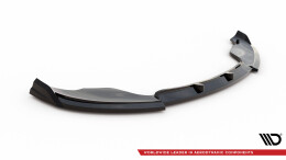 Cup Spoilerlippe Front Ansatz für BMW X3 M-Paket F25 schwarz Hochglanz