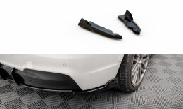 Heck Ansatz Flaps Diffusor für BMW X3 M-Paket F25 schwarz Hochglanz
