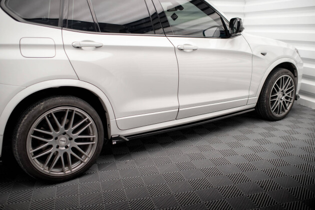 Maxtondesign Frontlippe für BMW X3 F25 mit M-Paket Facelift schwarz  hochglanz - online kaufen bei CFD