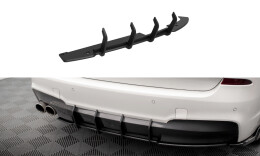 Street Pro Heckschürze Heck Ansatz Diffusor passend für BMW X3 M-Paket F25 SCHWARZ