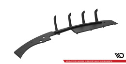 Street Pro Heckschürze Heck Ansatz Diffusor passend für BMW X3 M-Paket F25 SCHWARZ