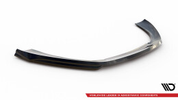 Cup Spoilerlippe Front Ansatz passend für Porsche Macan Mk1 Facelift 2 schwarz Hochglanz