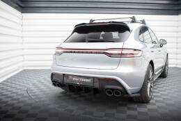 Heck Ansatz Diffusor passend für Porsche Macan Mk1...