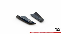 Street+ Heck Ansatz Flaps passend für Porsche Macan Mk1 FL 2 schwarz Hochglanz